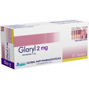 GLARYL 2 MG ( GLIMEPIRIDE ) 30 TABLETS